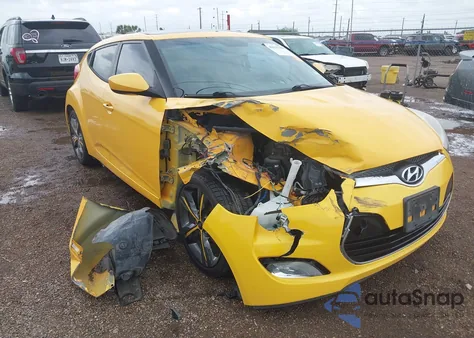 2016 Hyundai Veloster from USA, damaged, VIN KMHTC6AD2GU256907